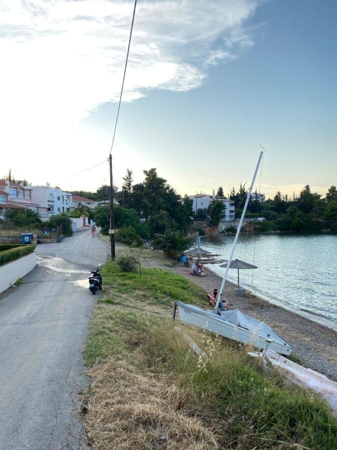 Seaside One-Bedroom On Chalkis Eksteriør bilde